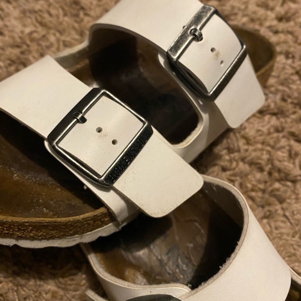 Size 37 white Birkenstock’s!